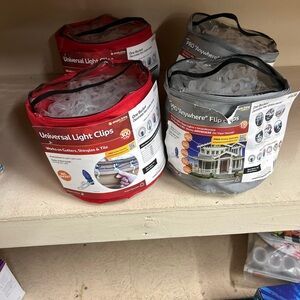 Universal Light Clips and Flip Clips Set/get all 4